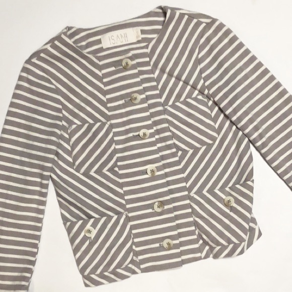 Anthropologie Sweaters - Anthropologie Striped Jersey Knit Cardigan (S)